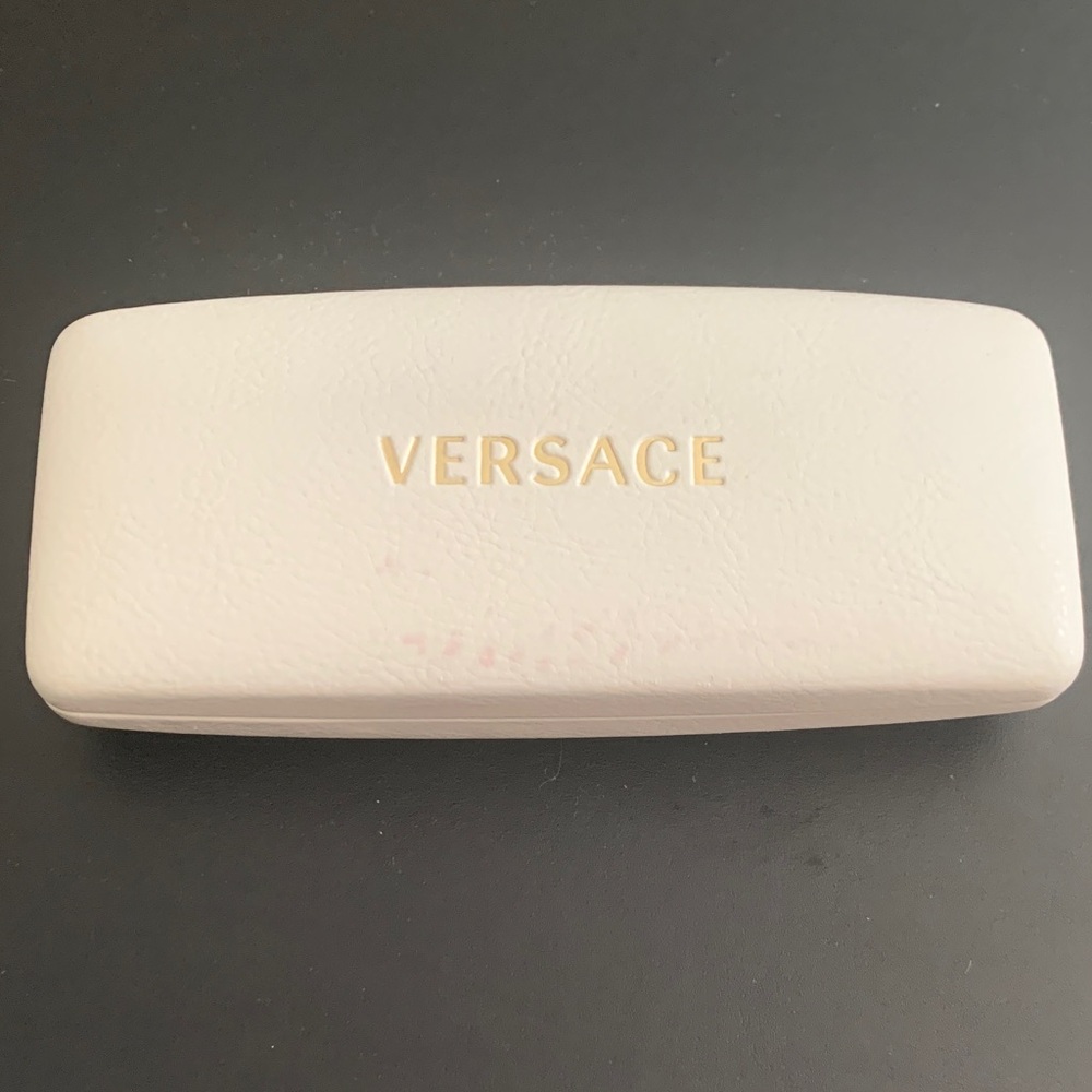 Versace Cream Glasses Case